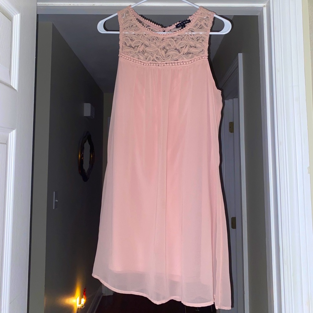 Baby Pink Babydoll Dress